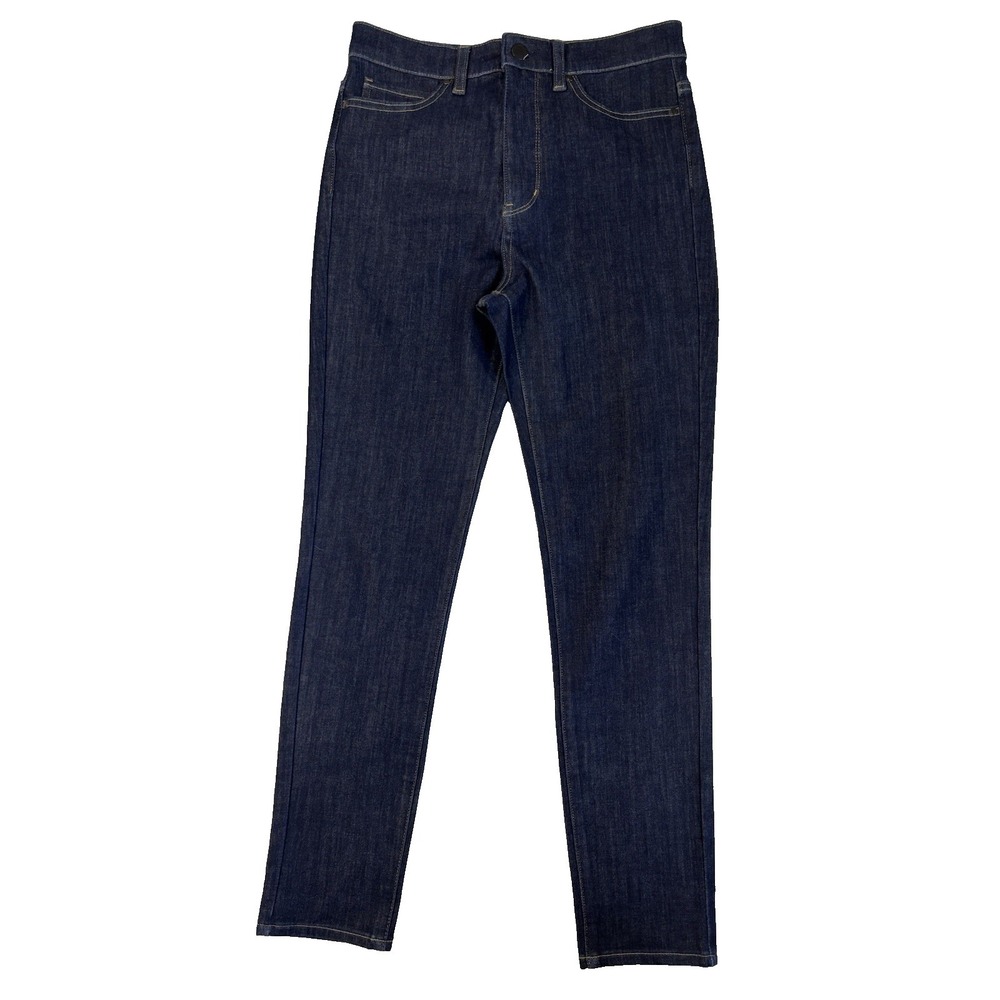 Uniqlo Women's 27 Sexy Slimming Skinny Tapered Dark Wash Jeans Baddie Rocker